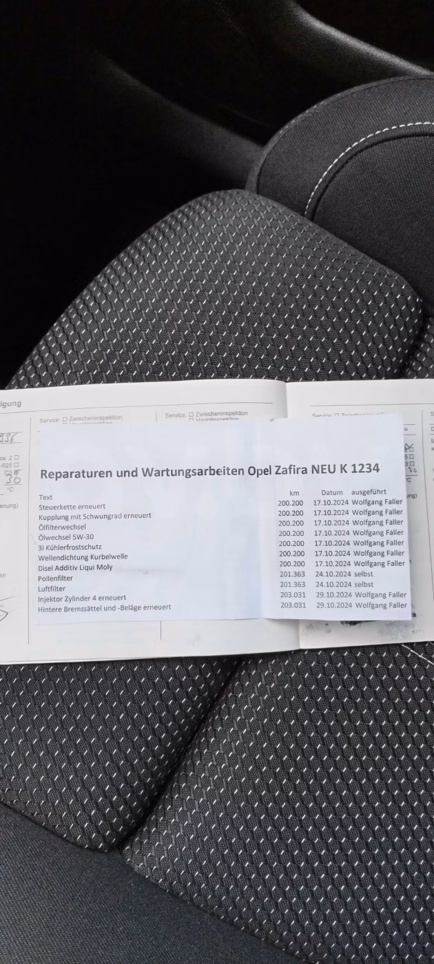 Opel Zafira фото 20